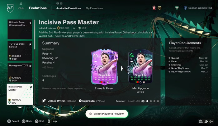 FC 24 Incisive Pass Master