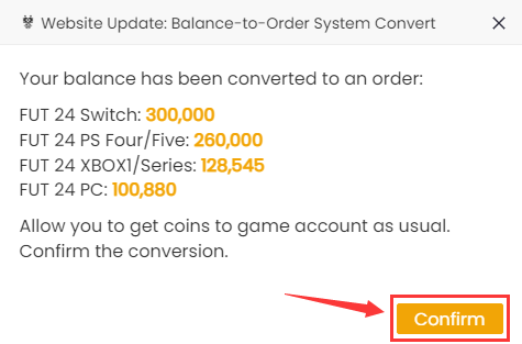 coins-to-order convert